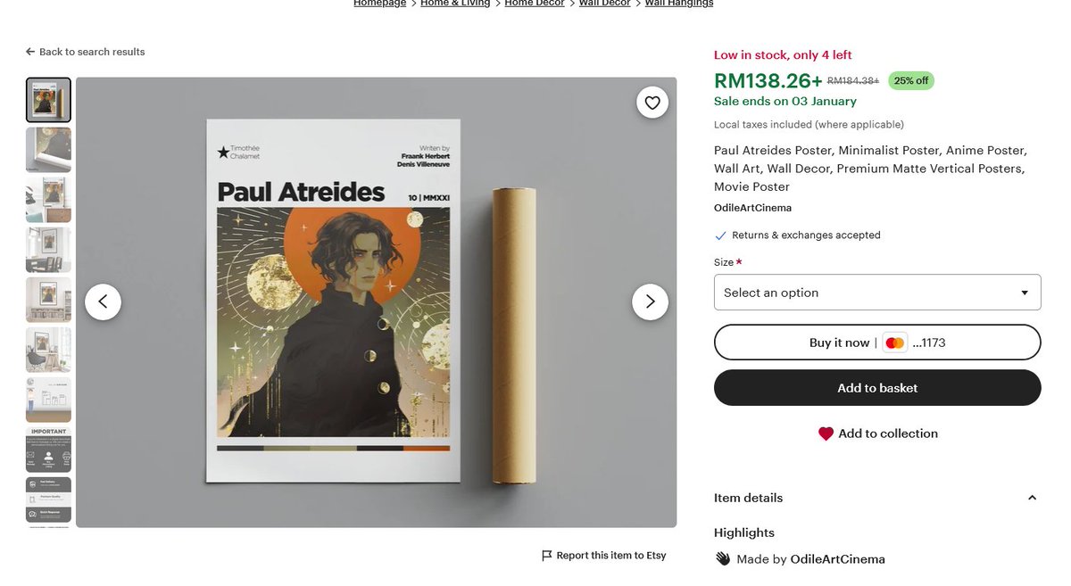 Someone stole my artwork and resell it on Etsy, do not buy from this shop, they are also selling other artists artworks too, RT is appreciated.