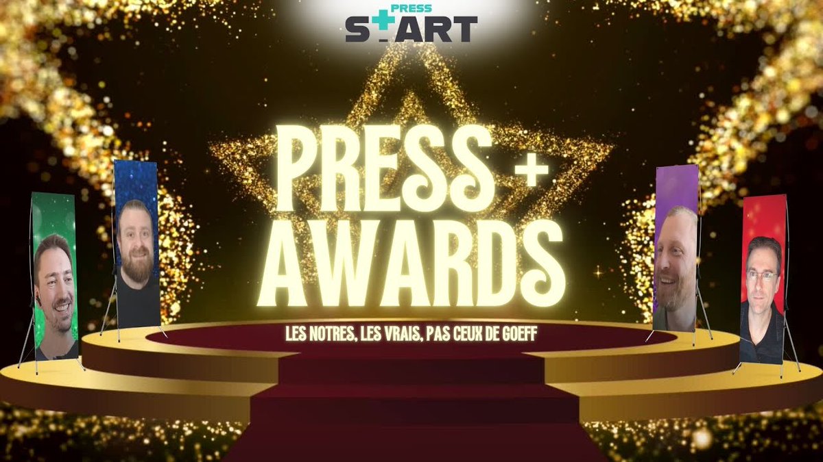 🔹Le Replay des PRESS + AWARDS est disponible 🎉
Le tout allégé en pub et chapitré !

8 catégories, de la variété et surtout des bons jeux !
Et notre Goty ne sera pas le Goty de Goeff 😙

▶️ youtube.com/live/vo-Qi-U8w…