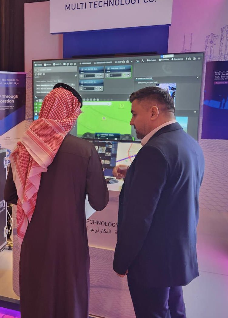 We’re at The Risk, Emergency, and Business Continuity Management Conference, being held in Riyadh, showcasing our #MCX and our control center solution, NG CeCoCo, which, configured as a multi-technology platform, integrates all context awareness, improving operational efficiency