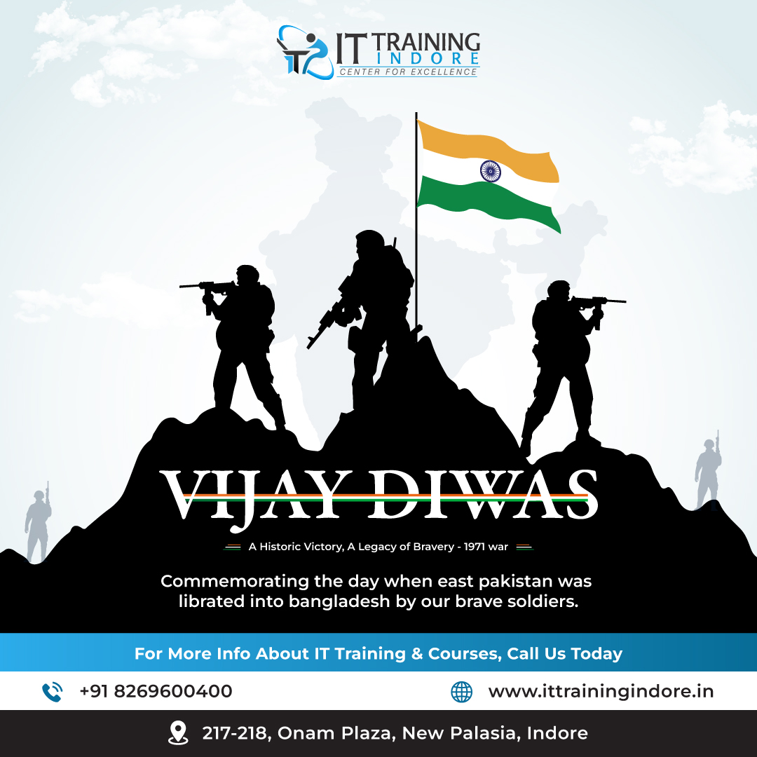 ITIndore's tweet photo. Commemorating the historic day when East Pakistan was liberated to form Bangladesh, thanks to the courage and sacrifice of our brave soldiers. 🇮🇳⚔️

This #VijayDiwas, we honor their valor and celebrate the spirit of freedom.

#VijayDiwas2024 #1971War #IndianArmedForces https://t.co/pbSA4KFnz3