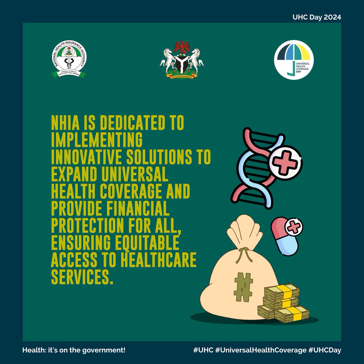 nhia_nigeria's tweet photo. #NHIA
#gethealthinsurance
#UHCDay2024
#HealthforAll
#USAIDNigeria
#LHSSProject
#BANigeria https://t.co/yKIyWswVpk