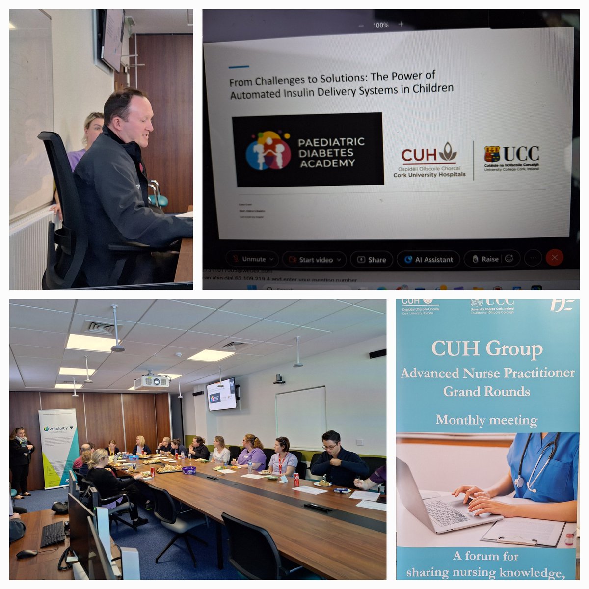 Louise M Murphy (@louisemmurphy1) on Twitter photo Thank you <a href="/cronin_conor/">Conor Cronin</a> for a brilliant presentation yesterday at our <a href="/CuhANP/">CUH Advanced Nurse Practitioners</a> grand rounds <a href="/CUH_Cork/">Cork University Hospitals</a>
Conor discussed the paediatric diabetic service and how insulin pumps have transformed care.
Vital to have the expertise to provide, monitor, and interpret pump data. Thank you <a href="/cronin_conor/">Conor Cronin</a> for a brilliant presentation yesterday at our <a href="/CuhANP/">CUH Advanced Nurse Practitioners</a> grand rounds <a href="/CUH_Cork/">Cork University Hospitals</a>
Conor discussed the paediatric diabetic service and how insulin pumps have transformed care.
Vital to have the expertise to provide, monitor, and interpret pump data.