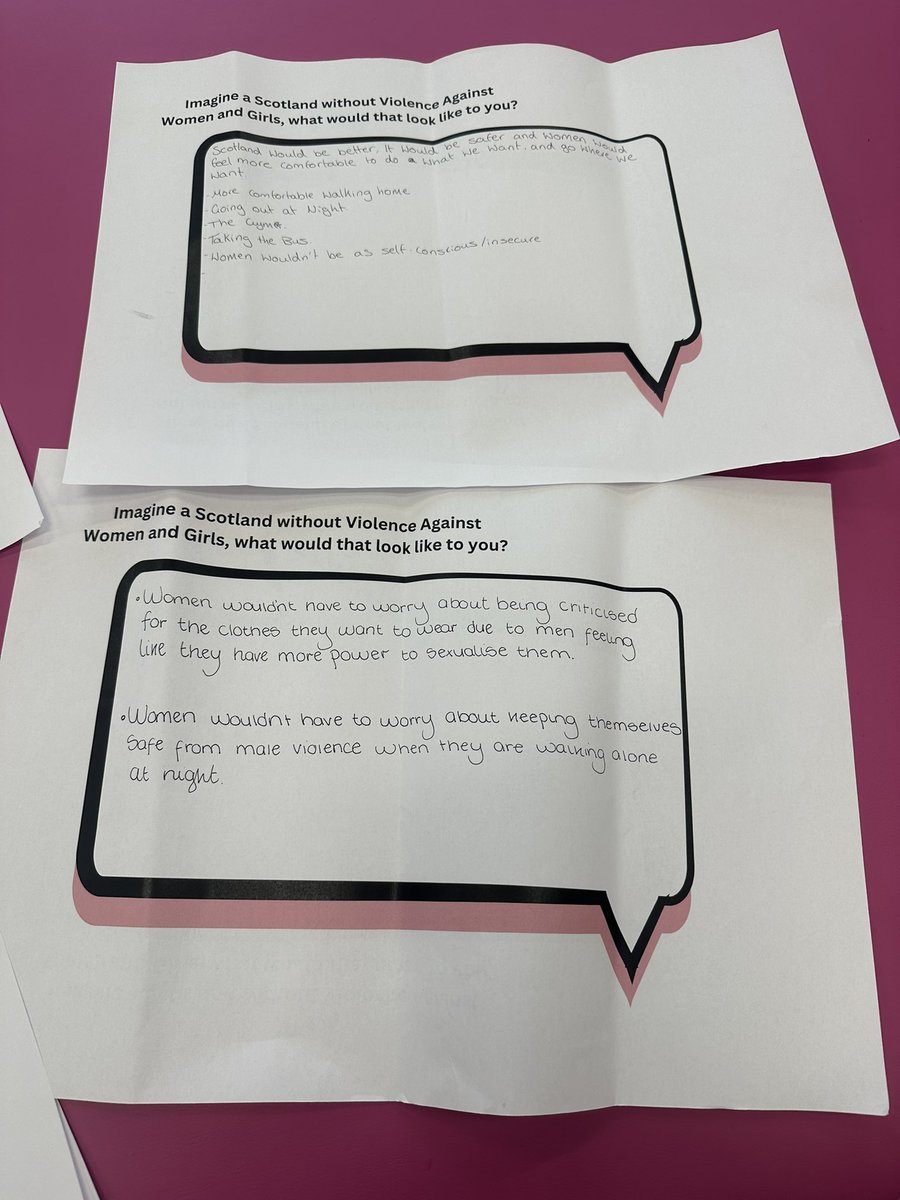 Amazing work from our MVP mentors in @renfrew_high on Monday as part of the 16 Days of Action. Well done everyone👏🏼. #16DaysOfActivism #YoungandEquallySafeinRenfrewshire