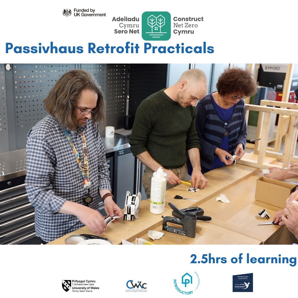 🌟Are you designing or building energy-efficient structures in Carmarthenshire and need some quick learning? Our bite-size free Passivhaus Retrofit Practicals are just 2.5hrs of learning each.

cwic.wales/enhanced-retro…

#EnergyTech #GreenLiving #ERFITCourse