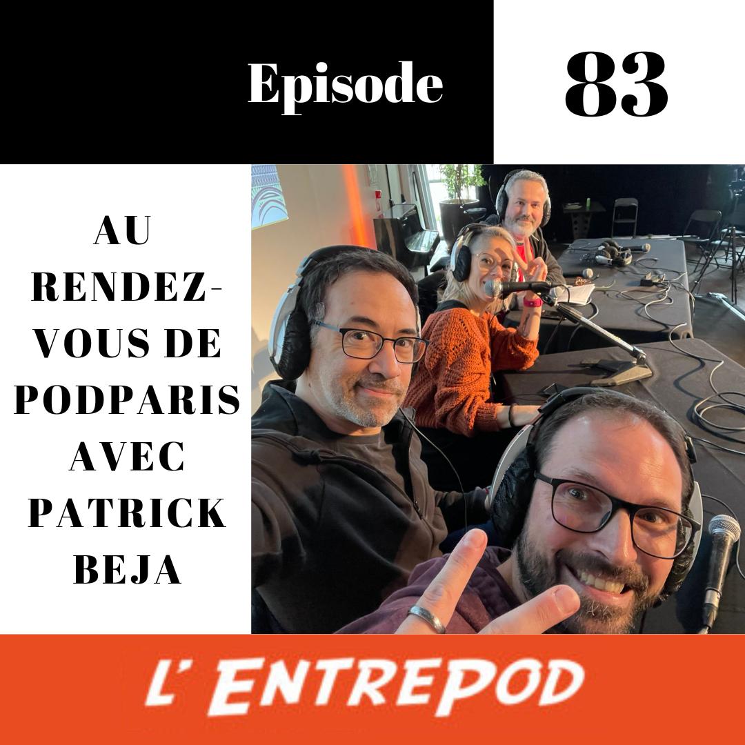 Ép.84 enregistré en live au festival #PodParis organisé par <a href="/_BadGeek_/">BadGeek.fr</a> avec <a href="/NotPatrick/">NotPatrick.com</a>, 1er podcasteur pro indépendant en France, venu échanger autour de son parcours unique. En prime, son portrait par l'ignoble JR, double maléfique de <a href="/bunjikuraki/">bunjikuraki</a> 
urlz.fr/tof7