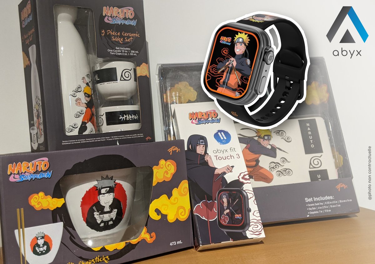🎁Tentez de remporter votre montre Abyx Fit 3 édition #Naruto accompagnée de goodies avec <a href="/abyxfit/">Abyxfit</a> - Follow + RT pour participer. TAS le 20 décembre 2024 à 14h #concours #Abyx