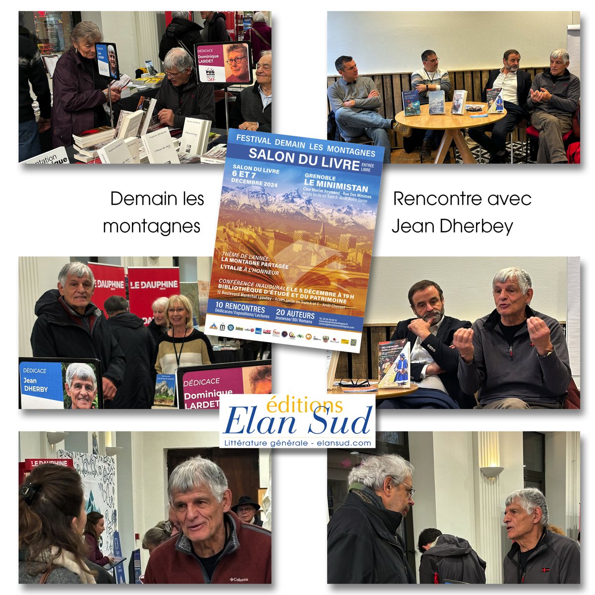 Jean Dherbey à une table ronde et en dédicace au festival du livre à Grenoble
#salondulivre #dedicace #auteur #booktok #bibliotheque #médiathèque #secretdefamille #parcoursdevie #alpinisme #randonnee #Montagne #mathematiques #escalade #alpes #mathématiques