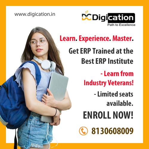 DigicationDelhi's tweet photo. Get ERP Trained &amp; Certified at the Best ERP Institute in Delhi!. Speak To Our Admission Team Now! Call 813 060 8009 now or visit https://t.co/lZDcv12TUf
#erp #erpinstitute #erpinstitutedelhi #erptraining https://t.co/tN7wML9oTd