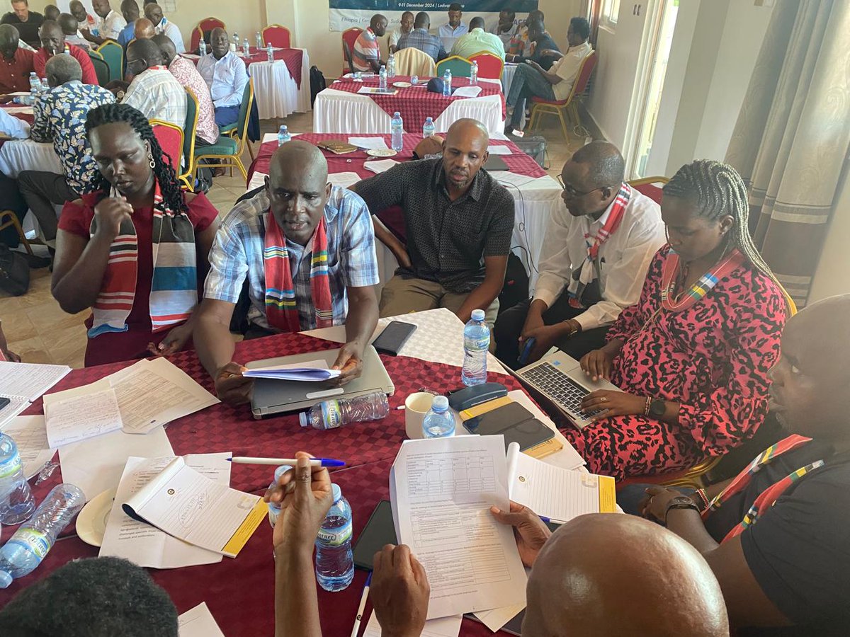 Ongoing in Lodwar 🇰🇪, after months of data collection and stakeholder input, is the Karamoja Cluster validation workshop for the Pastoralism &amp; Livestock Adaptation to Climate Change in Eastern Africa Programme #PLACE, exploring #ClimateAdaptation solutions for pastoralists. (1/2)