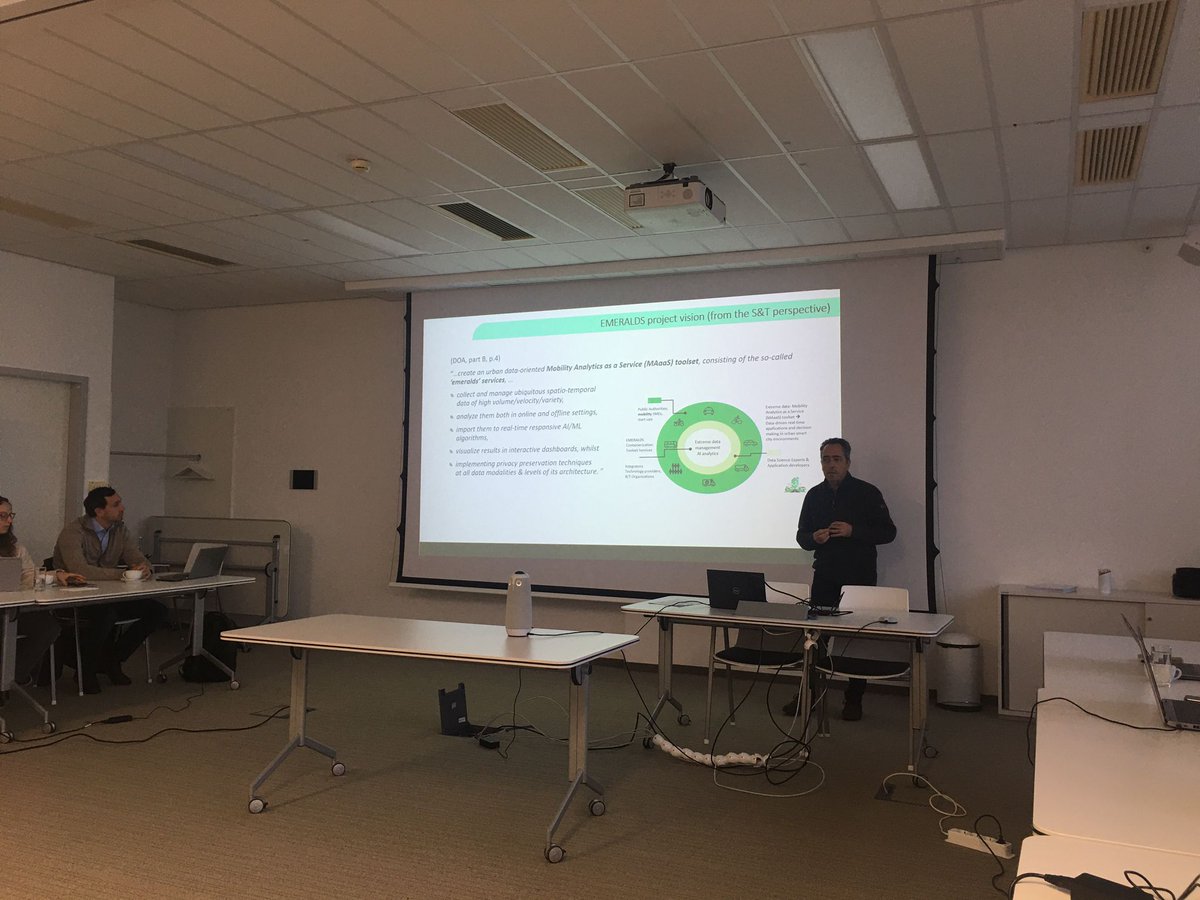 EMERALDSeu's tweet image. Our 3rd #GeneralAssembly is taking place now at the AIT Austrian Institute of Technology premises in Vienna, Austria ๐ฆ๐น
All partners are here to discuss the work done so far and update each other on the technical aspects of the project!