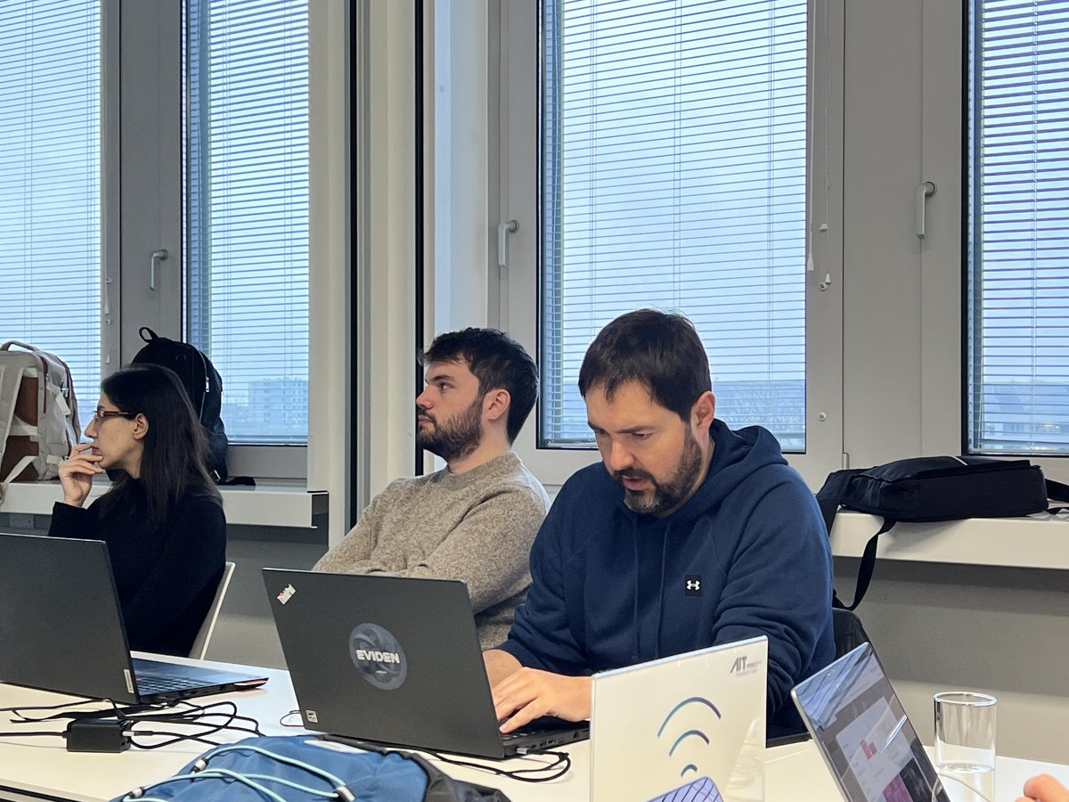 EMERALDSeu's tweet image. Our 3rd #GeneralAssembly is taking place now at the AIT Austrian Institute of Technology premises in Vienna, Austria ๐ฆ๐น
All partners are here to discuss the work done so far and update each other on the technical aspects of the project!