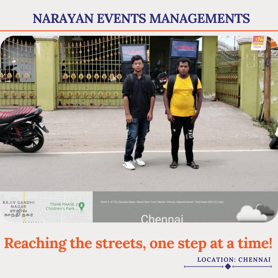 EventsNarayan's tweet photo. Efficient BTL marketing in action! Look-walkers promoting CSB Bank's trusted banking services in Manali, Chennai. Powered by Narayan Events Management, #BTLMarketing #StreetAdvertising #NarayanEvents #LookWalkerCampaign #CSBBank #BrandPromotion #ChennaiEvents #InnovativeMarketing https://t.co/zZfyABFvGS