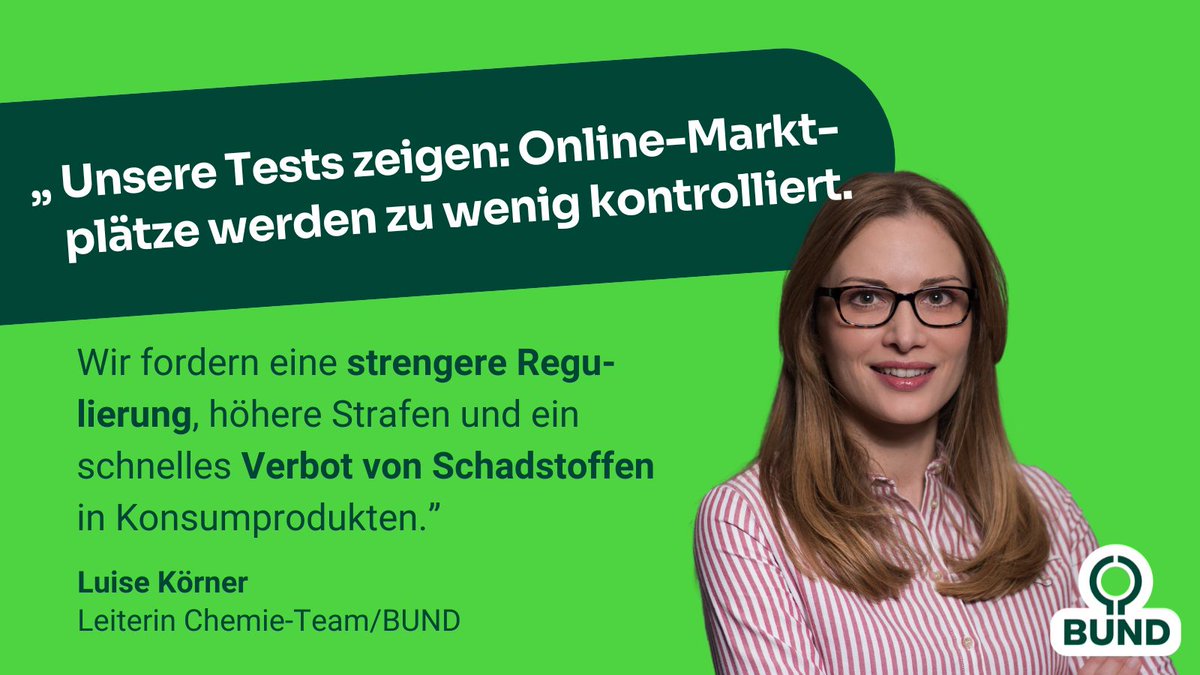 Mehr als grenzwertig: BUND-Test weist in über der Hälfte von beprobten Party-Artikeln von Shein, Temu u. AliExpress verbotene Schadstoffe wie Nitrosamine, #PFAS u. Phthalate nach - Grenzwerte werden dabei teils x-fach überschritten.

▶️bund.net/themen/aktuell…