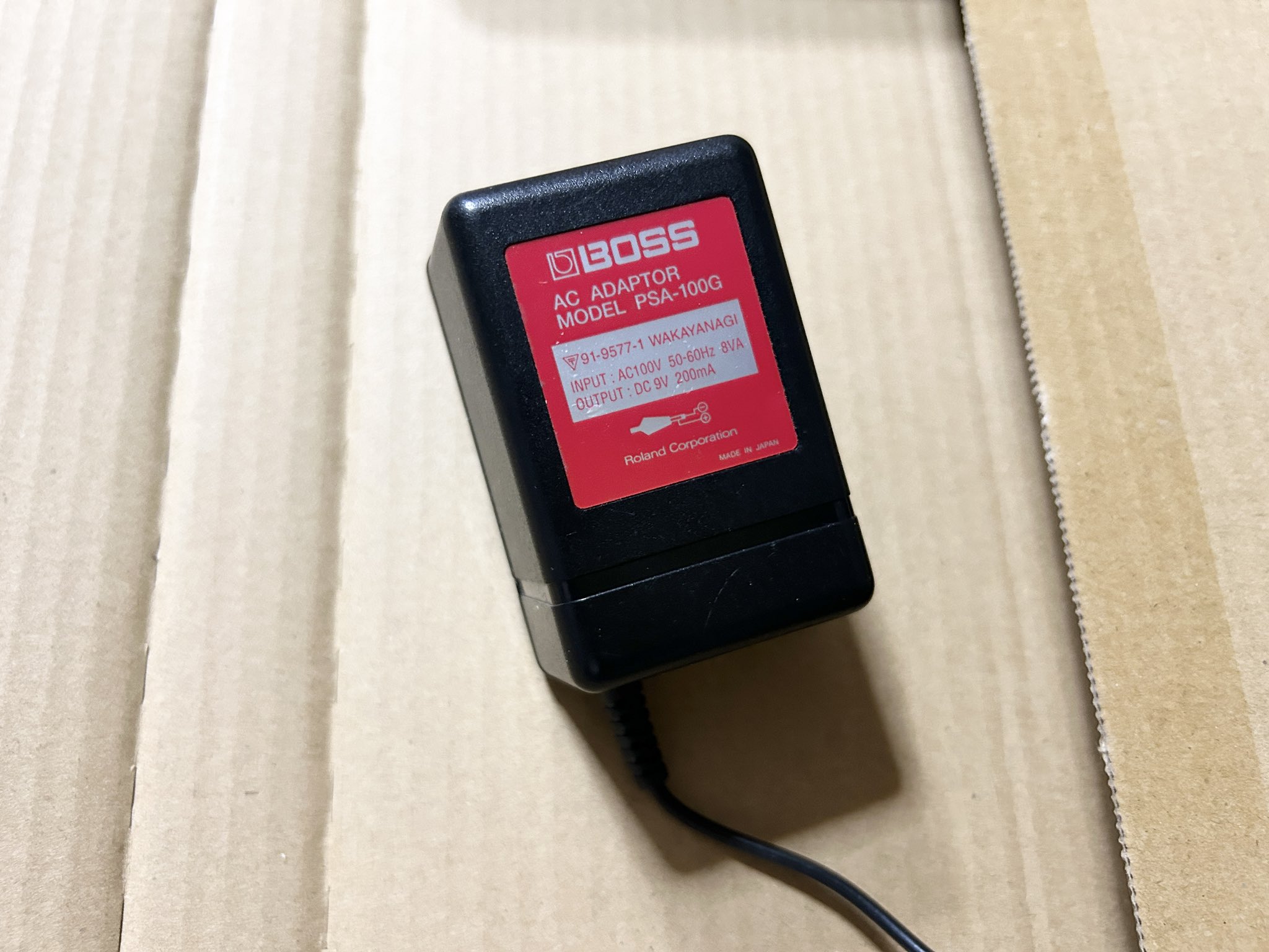 BOSS ACA-100G 希少品】BOSS ACA-100G アダプター＋DS-1 エフェクター