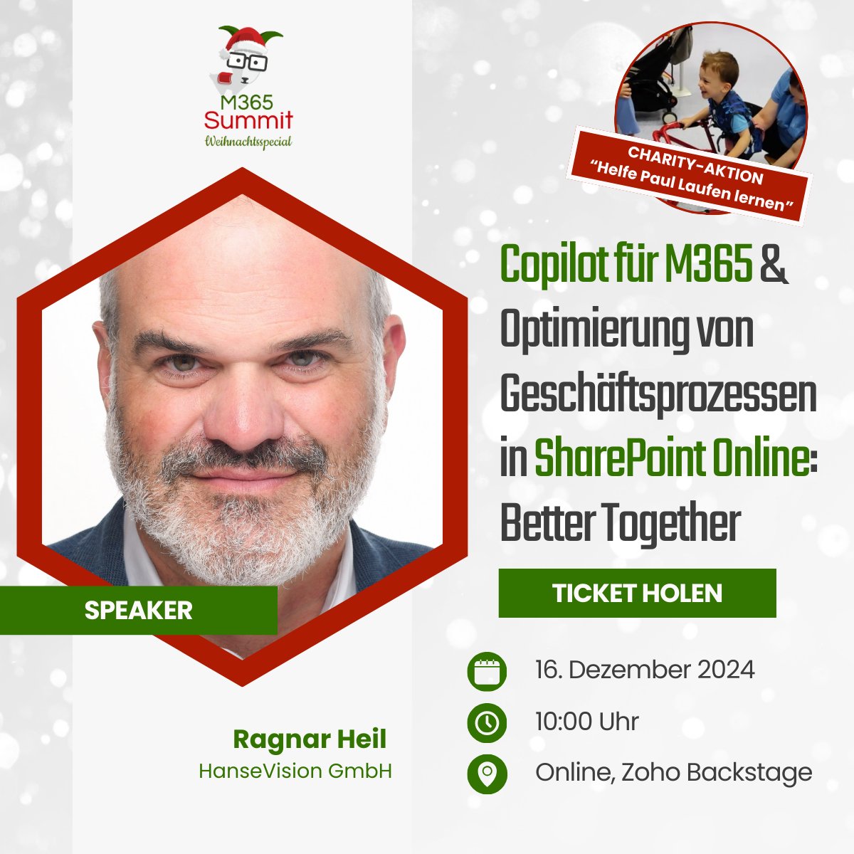 ragnarh's tweet image. Ich freue mich auf das @m365circle  Weihnachtsspecial mit vielen tollen Speakern!
Meine Session handelt von erweiterten #SharePoint Dokumenten Mgt mit #SharePointPremium und #Shareflex - natürlich mit #Copilot und #KI Integrationen

 Kostenlos anmelden: events.m365-summits.de/M365Weihnachts…