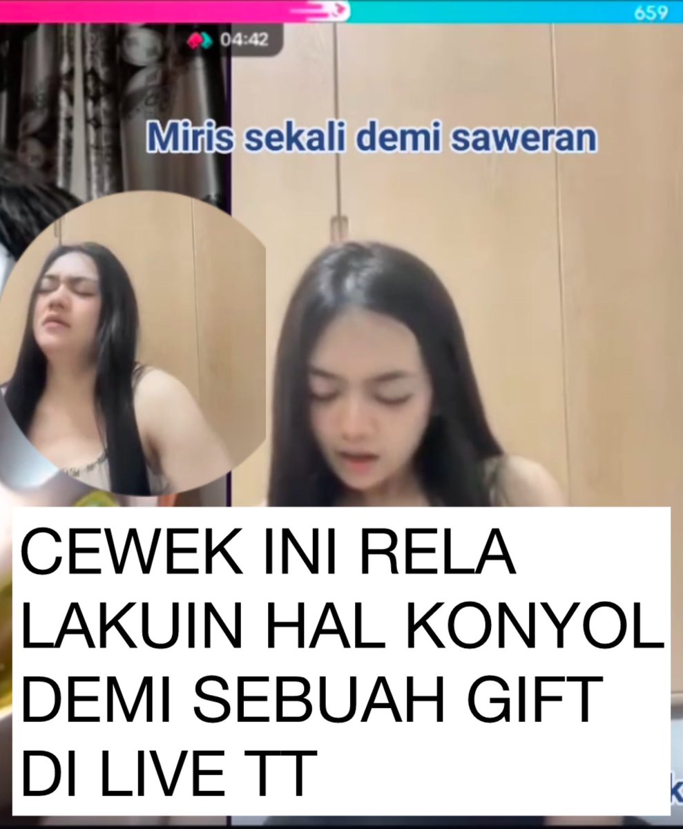 Bestiewajibtau's tweet photo. Koplak bgtt 
bukanya di tiktok ga bisa live begituan dahh

gda malunya cewek sekarang 😭😭😭 https://t.co/KaYgIjFxcG