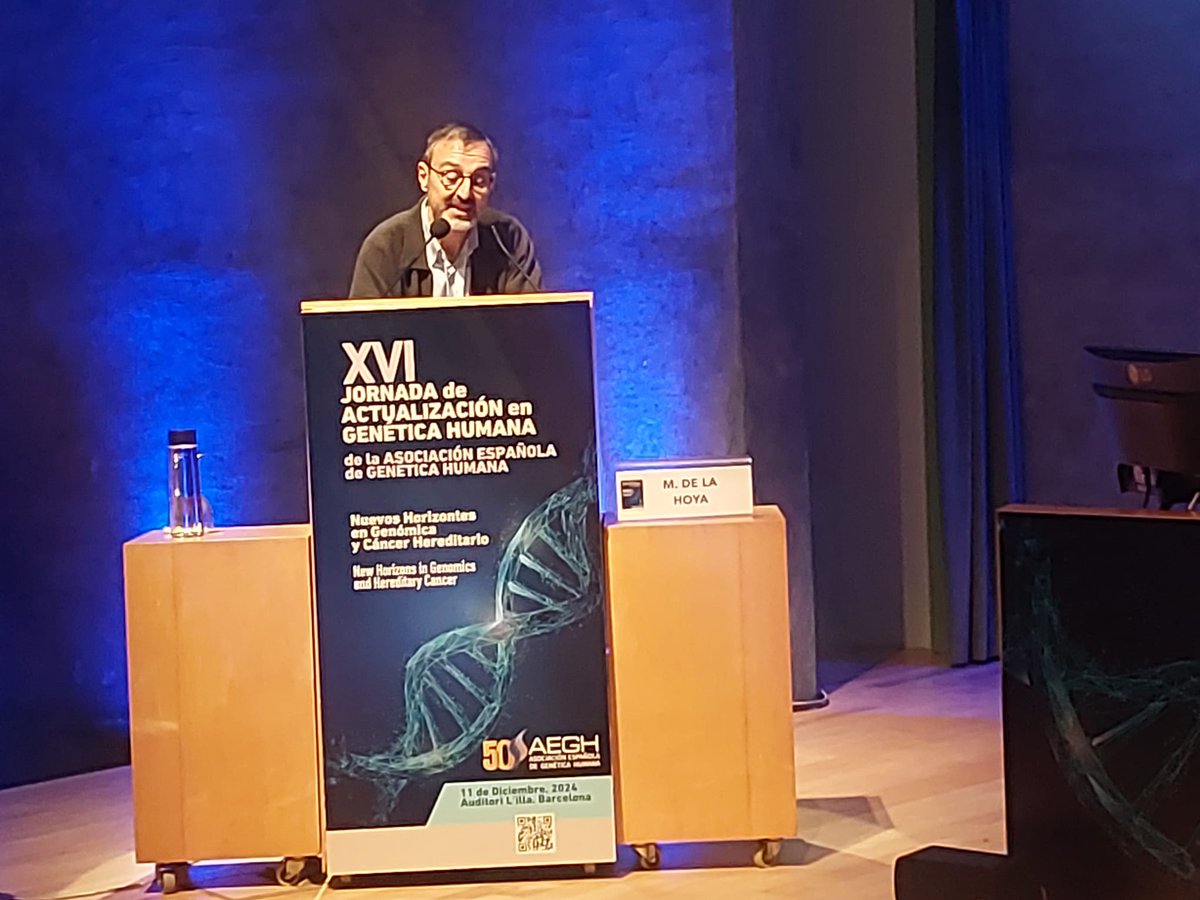 Asociación Española de Genética Humana (AEGH) (@aeghgenetica) on Twitter photo Turno de Miguel de la Hoya de <a href="/IIS_IdISSC/">IdISSC, IIS del Hospital Clínico San Carlos</a> en #JornadaCancerAEGH con 'Principios ClinGen' Turno de Miguel de la Hoya de <a href="/IIS_IdISSC/">IdISSC, IIS del Hospital Clínico San Carlos</a> en #JornadaCancerAEGH con 'Principios ClinGen'