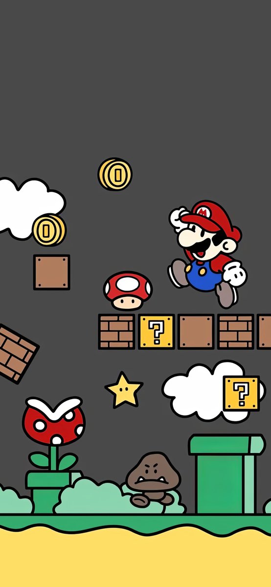 Classic Mario Wallpaper ❤️