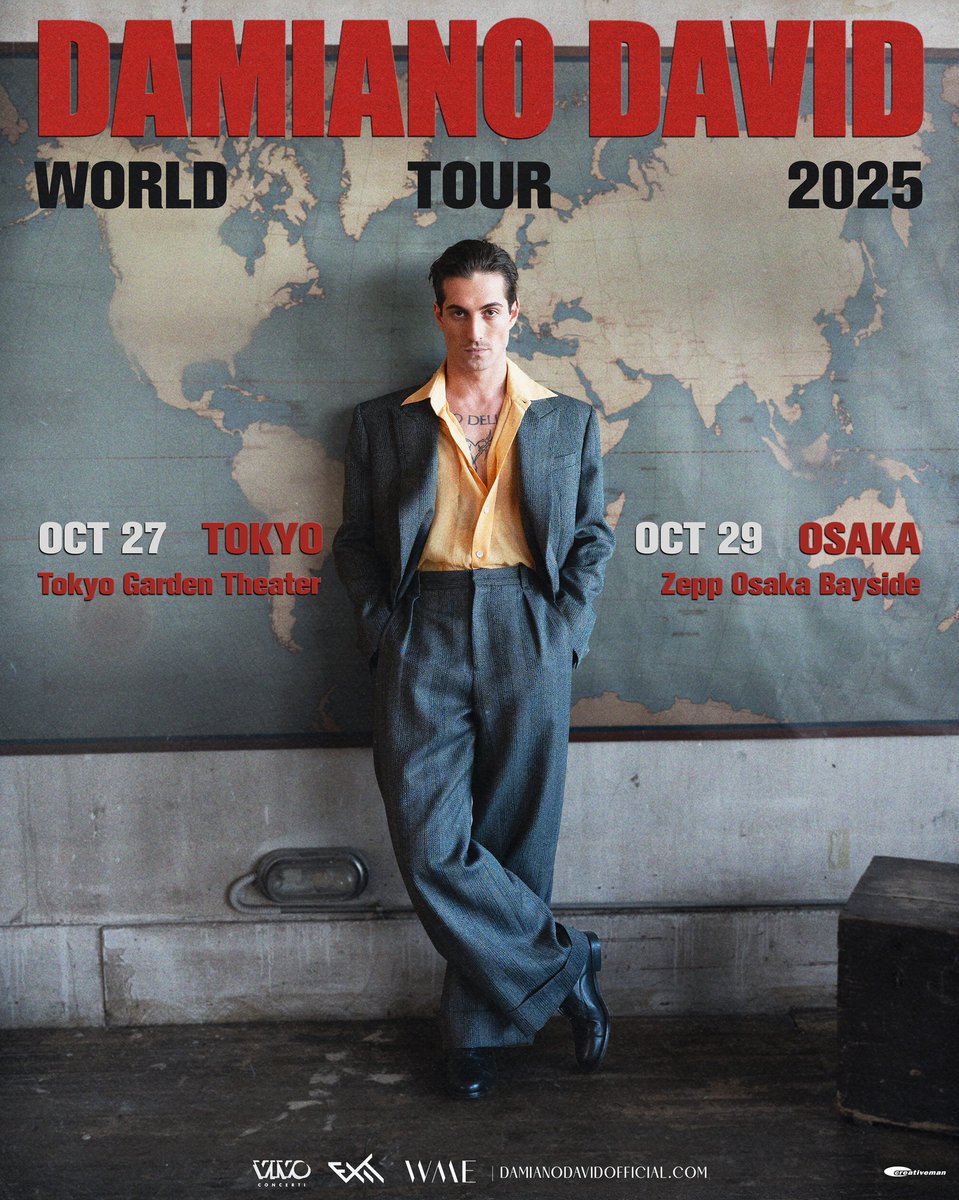 DAMIANO DAVID クリエイティブマン会員先行🎫 ロックシーンの新たな