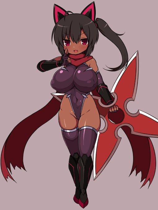 褐色巨乳ロリ近未来くノ一ちゃん 