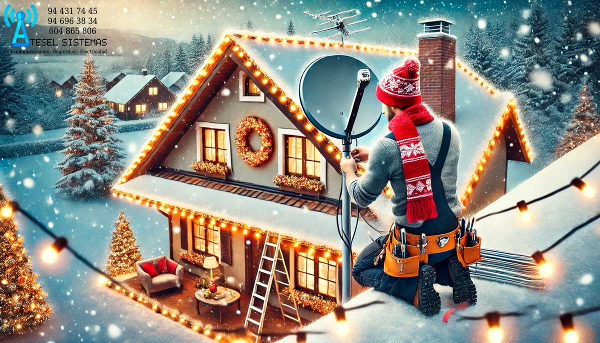 Atesel_Sistemas's tweet image. Disfruta de la mejor programación navideña sin interrupciones. 📺🎄 En Atesel Sistemas, instalamos antenas de televisión y satélite con precisión y profesionalismo. #AntenasDeTelevisión #NavidadConectada #TecnologíaTV #ConexiónEstable #AntenasSatélite #TelevisiónEnNavidad