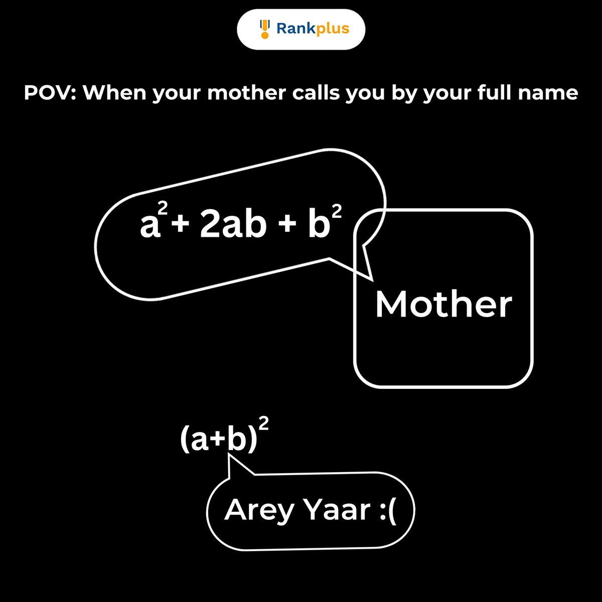 Rankplusoffl's tweet photo. Mummy ne agar full name lekar bulaya matlab ki mamla serious hai 😐
.
.
.
.
.
#student #studentlife #meme #memes #math #mathmemes #algebra #schoolmemes #schoollife #mother #angrymom https://t.co/ijCpA6IBfp