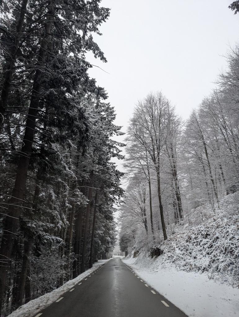 Gruixos de #neu al #Montseny.
Cota de neu: 700-750
800 m: 2 cm
1.000 m: 3cm
1.300 m: 5 cm

Dades fins a les 10:00h.