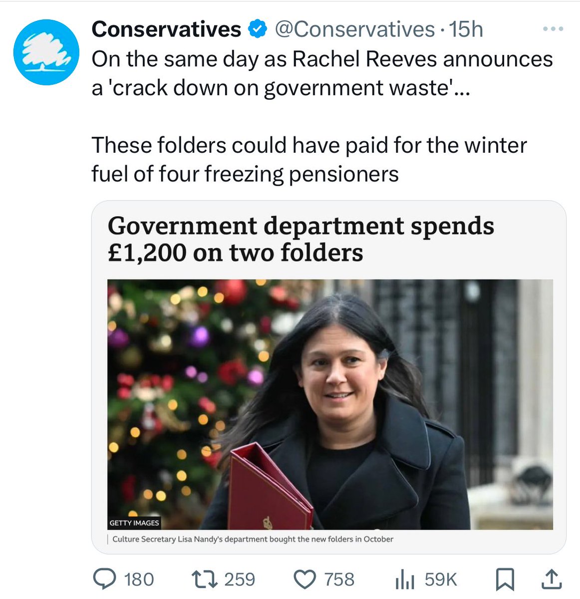 Another day, another faux outrage from the Tories.🙄

How dare the Labour government buy their ministerial folders from ……. *checks notes*…….the same supplier that’s been supplying the British government since the 1800’s😱

1/5