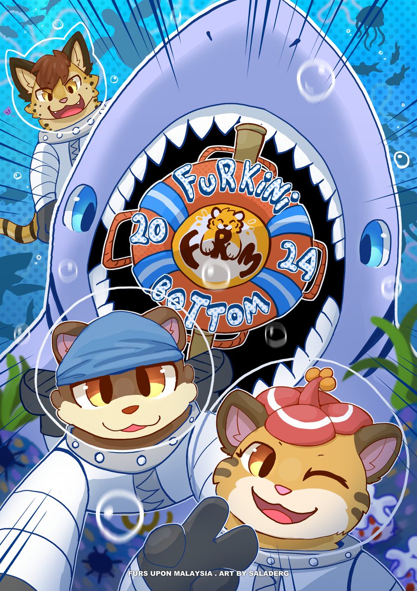 Since FURUM 2024 has ended, I am really excited to share the poster I did!! 😝😝

Is my first time doing poster aaa I hope everyone like ittt I have learnt alot from this and I hope to improve much moreeee!!

PS: this is definitely not vore 
#Furum2024