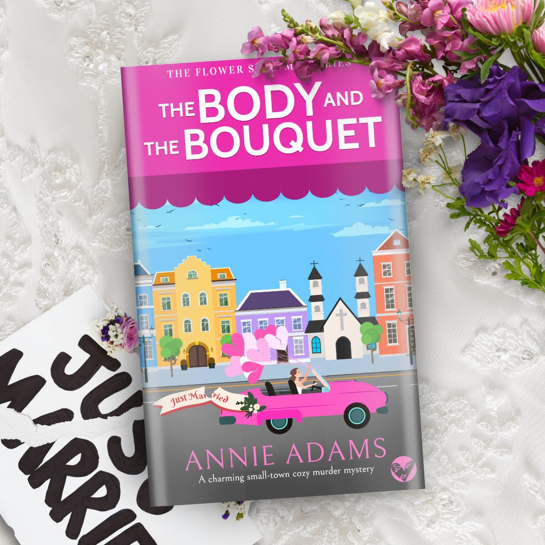 🌸 Love is in the air, but so is murder! 💍💔

When the groom vanishes, florist-turned-sleuth Quincy dives into the mystery. Is it just cold feet, or something deadly? 🕵️‍♀️🍰

📖 THE BODY AND THE BOUQUET by Annie Adams is OUT NOW for 0.99: geni.us/body-and-bouqu…