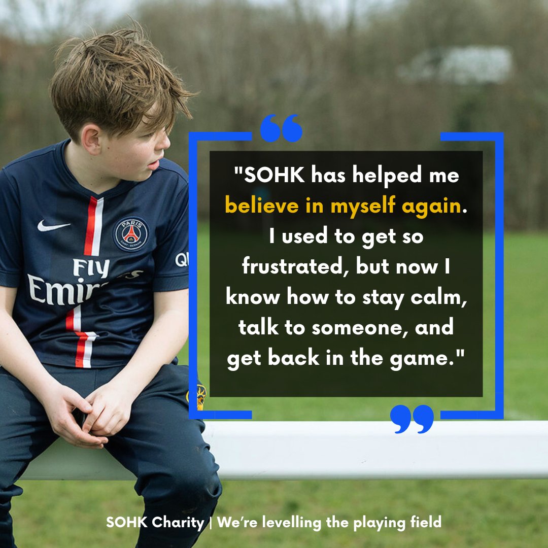 When Ryan* joined the SOHK programme, he struggled with low confidence and frequent frustration. Diagnosed with autism, he and his mum weren’t sure he could thrive in a team. With our support, Ryan has transformed. Read his story: loom.ly/XiDgr0Y 💙 *name changed