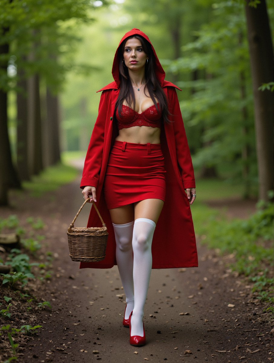 AIqPhotographer's tweet image. Who&apos;s afraid of the big bad wolf? #AIart with #milliebobbiebrown