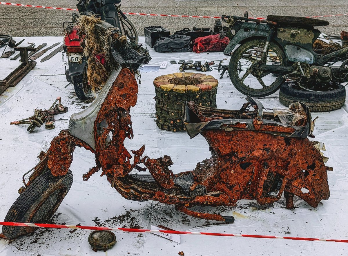 xontrikaiasximi's tweet photo. The "treasures" of the lake (part 4)
#cleanup #garbage #ioannina #giannena #epirus #Greece #pamvotida #whereilive #inthelake #pixel6 https://t.co/v6sSeYcCmb