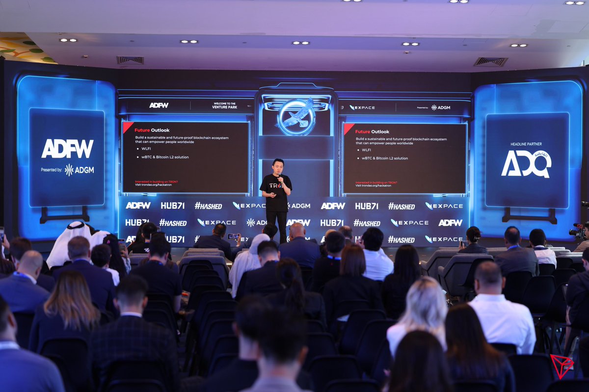 #TRONics 🚀 Did you catch <a href="/justinsuntron/">H.E. Justin Sun 👨‍🚀 🌞</a> on the Venture Stage at #ADFW2024?

He shared how #TRON is scaling blockchain networks, empowering communities, and driving real-world adoption. 💡

Missed it? Don’t worry—more updates coming soon! 🔥