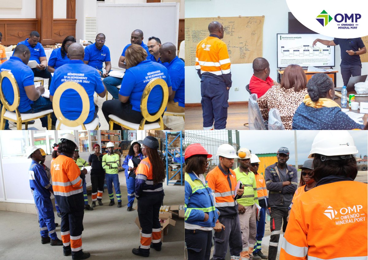 Sous l’impulsion de son DG, M. ELLA ZÉ, #OMP a lancé en août 2024 la 1ère démarche d’excellence opérationnelle du groupe. Cette initiative, dont les 1ers résultats sont déjà tangibles, va transformer nos opérations pour un avenir portuaire durable ! 🚀

#ARISEPL #Innovation