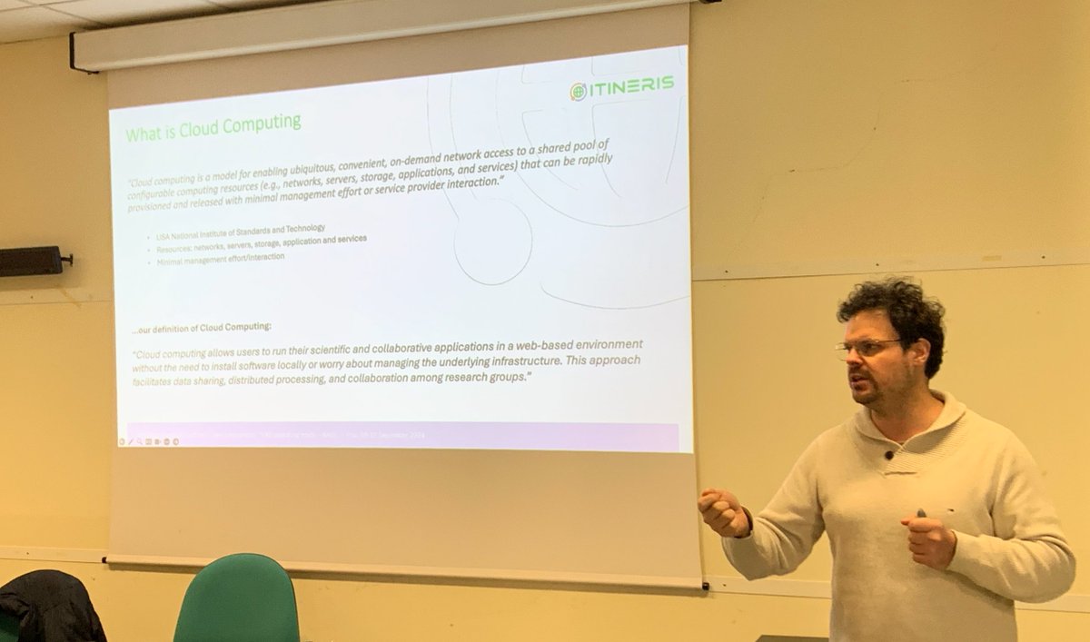 D4Science.org (@d4science) on Twitter photo ๐ป Our <a href="/MarcoProcaccini/">Marco Procaccini</a> is kicking off Day 3 of the #ITINERIS #VRE Training with a captivating session on Cloud Computing and the D4Science #CCP service! ๐๐ฌ
Participants are exploring how cloud technology fosters innovation and collab. revolutionising environmental research๐ฑ ๐ป Our <a href="/MarcoProcaccini/">Marco Procaccini</a> is kicking off Day 3 of the #ITINERIS #VRE Training with a captivating session on Cloud Computing and the D4Science #CCP service! ๐๐ฌ
Participants are exploring how cloud technology fosters innovation and collab. revolutionising environmental research๐ฑ