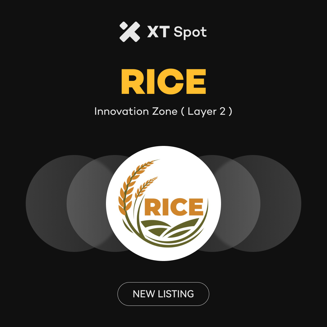 XTexchange's tweet photo. 🚀 New Listing 🚀 #XTListing @rice__token

📢 #XT will list $RICE (RICE COIN) in the Innovation Zone (Layer2).

✅ Deposit: 09:00 on December 12, 2024 (UTC)
✅ Trading: 09:00 on December 13, 2024 (UTC)
✅ Withdrawal: 09:00 on December 14, 2024 (UTC)

Details ⤵️
https://t.co/rx8w6fR0sf