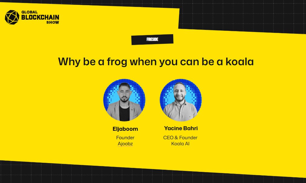 KoalaAIvip's tweet photo. 🚀 We’re thrilled to announce that our @koalaaivip founder, @Cross0verX, will be speaking at the Global Blockchain Show @0xGBS alongside the legend @Eljaboom!

🐨 Why be a frog when you can be a koala? 
🐸➡️🐨

📅 Date: December 13
⏰ Time: 10:55 - 11:15 AM

$KOKO is here to showcase the future of memes and AI! 🚀