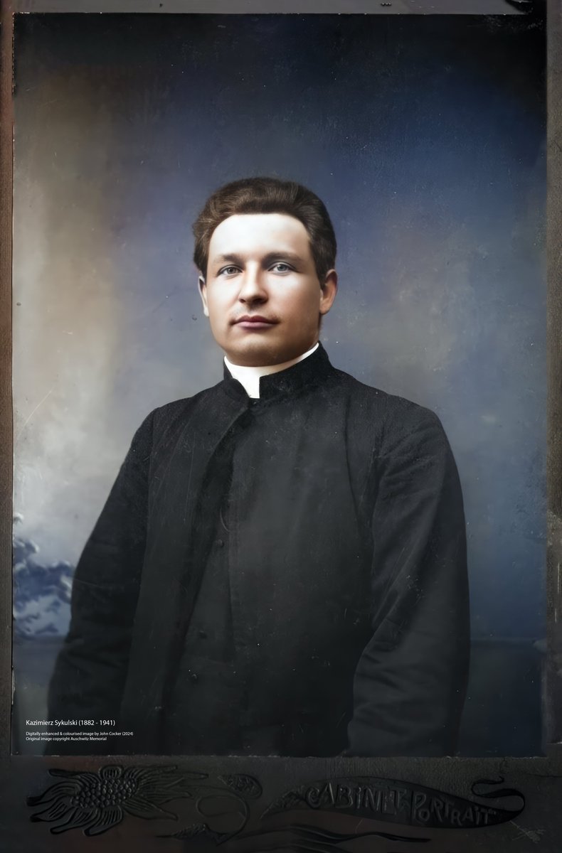 joecocker15's tweet photo. On this day in 1941, a 58 year old Polish Roman Catholic priest was murdered by shooting in Auschwitz. He had been arrested on the 1 Oct 1941 and placed in Radom before being transferred to the camp. His name was Kazimierz Sykulski

Please support @AuschwitzMuseum https://t.co/oOZbZT8svm
