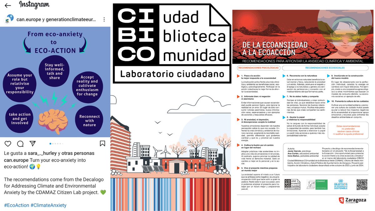 Biblioteca verde CDAMAZ (@cdamaz) on Twitter photo Un guiño desde 'X' a Instagram... dónde suceden cosas + interesantes, como el eco que tiene el 'Decálogo contra la #Ecoansiedad' de nuestro laboratorio bibliotecario de acción climática #CIBICO
Véase la adaptación de <a href="/CANIntl/">Climate Action Network International (CAN)</a> Climate Action Network
instagram.com/p/DDMiJW_I3Ht/… Un guiño desde 'X' a Instagram... dónde suceden cosas + interesantes, como el eco que tiene el 'Decálogo contra la #Ecoansiedad' de nuestro laboratorio bibliotecario de acción climática #CIBICO
Véase la adaptación de <a href="/CANIntl/">Climate Action Network International (CAN)</a> Climate Action Network
instagram.com/p/DDMiJW_I3Ht/…