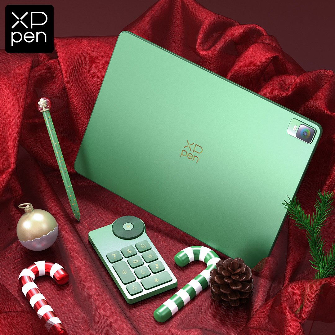 xppenca's tweet photo. ✨ What if this Christmas, your art set could look like this? 🎁
Magic Drawing Pad 🎨
ACK05 Wireless Shortcut Remote ⏯️
X3 Pro Stylus ✏️
#magicdrawingpad #ack05 #x3prostylus #art #artist #drawing #xppen #christmas #christmasgift https://t.co/speDmJTVN5