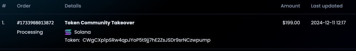 OGManaonSol's tweet photo. Dex Update Paid, Push Incoming https://t.co/dvnfMbuI57