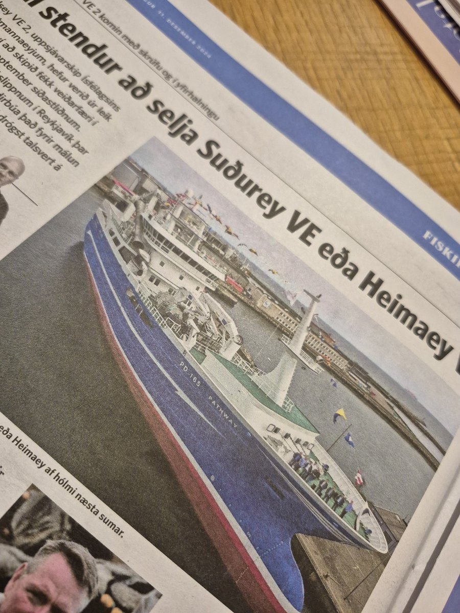 Sæll <a href="/Vilhjalmurfreyr/">Vilhjálmur Hallsson</a> 
Í maí 2025 mun Paðvey bætast í flota Ísfélags. Telur þú yfirgnæfandi líkur á að Suðureynni verði fórnað í stað Heimaey? 
Og af hverju?
Kv. Gunnar
#skipafréttir