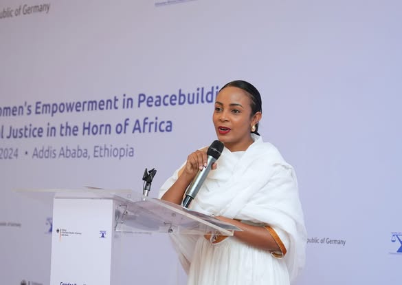 women_ewla's tweet photo. Happening Now@Haile Grand Hotel, Addis Ababa, Ethiopia (December 11, 2024)
The Regional Conference on: Gender Equality and Women’s Empowerment in Peacebuilding and Transitional Justice in the Horn of Africa is on progress.
#EWLA #GermanEmbassy
#WPSRegionalConference https://t.co/fjabiXNbUR