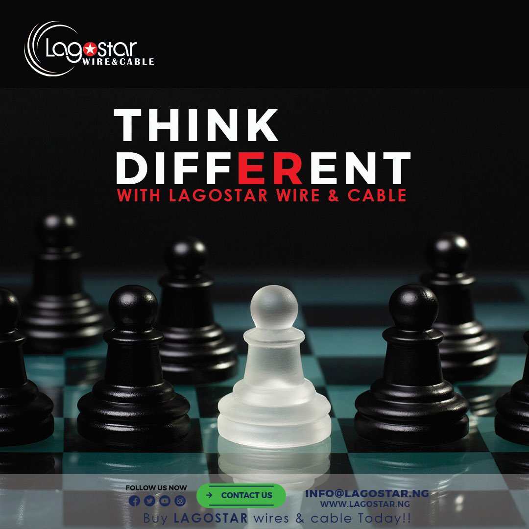 lagostarwireng's tweet photo. Think Different with Lagostar wires and cables.

#بشار_الأسد #Syria #صيدنايا #سوريا_الان #RocaAFazenda #GHLimite14 #سوريا_تتحرر #فويس #AtulSubhash #twitchrecap #ParoNacional https://t.co/4BoXofQbX7