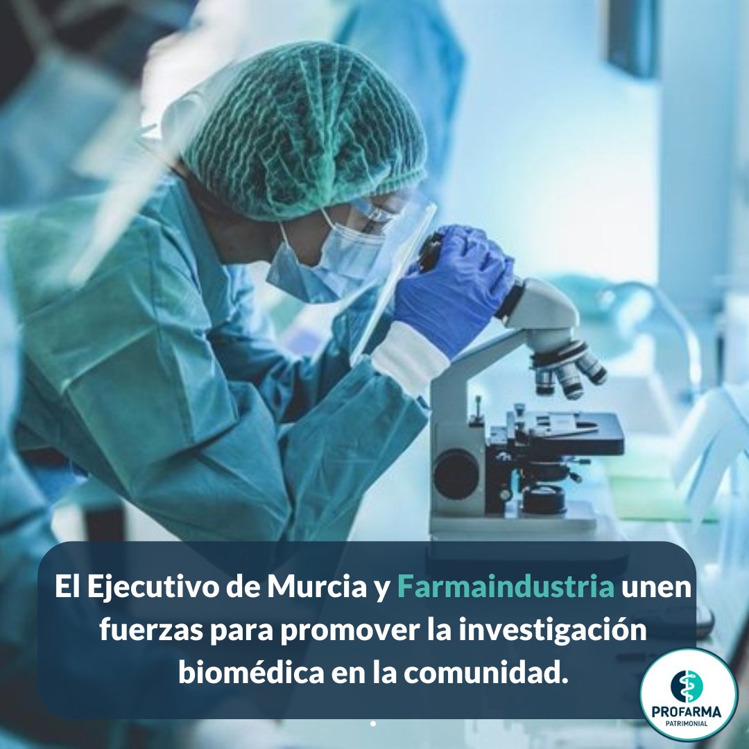 ProfarmaP's tweet image. El Ejecutivo de Murcia y Farmaindustria unen fuerzas para promover la investigación biomédica en la comunidad. Leer más 👉  tinyurl.com/2h2jev95