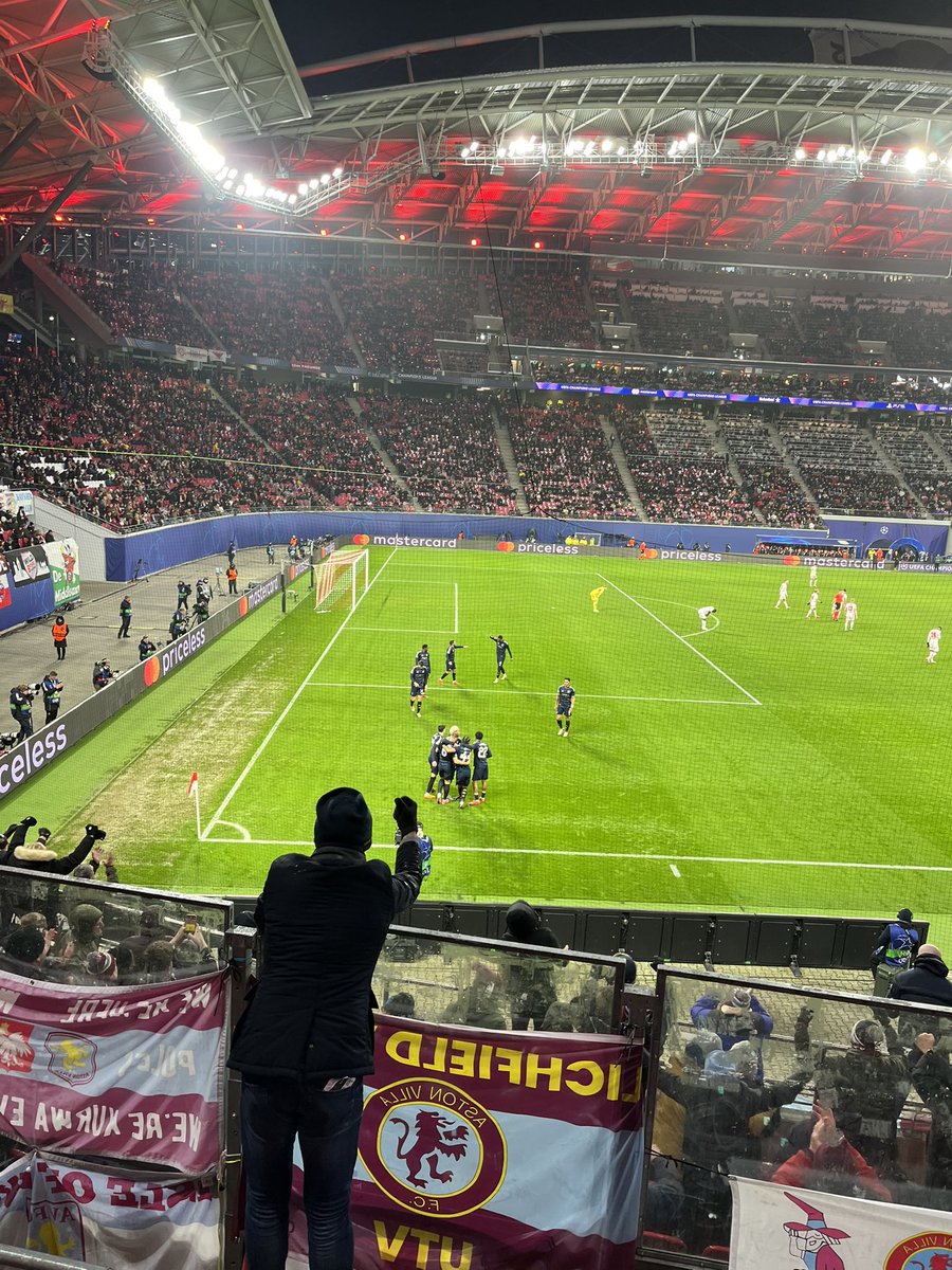 _astonwhite's tweet photo. Away in the damn Champions League. #avfc https://t.co/IU0mEOqPjT