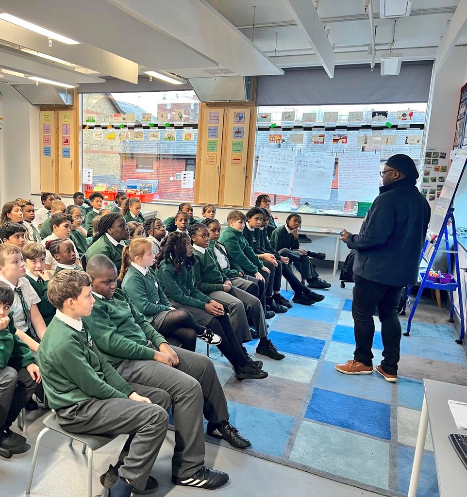 AlbionPrimary's tweet photo. Yesterday Year 6 had a visit from TFl who came to speak with the children about being safe on public transport in London and road safety. The pupils were asked to role play different scenarios to test their new learning.
#APSYear6 https://t.co/bHgz9zIBsp