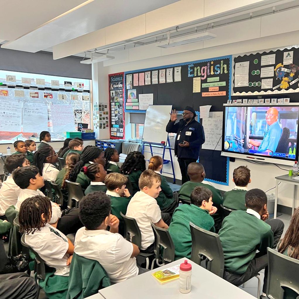AlbionPrimary's tweet photo. Yesterday Year 6 had a visit from TFl who came to speak with the children about being safe on public transport in London and road safety. The pupils were asked to role play different scenarios to test their new learning.
#APSYear6 https://t.co/bHgz9zIBsp
