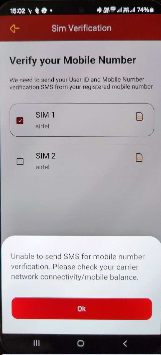 anirudhasdas's tweet photo. @Airtel_Presence My SMS service has been barred. Kindly help. https://t.co/DA4HSSnIRp